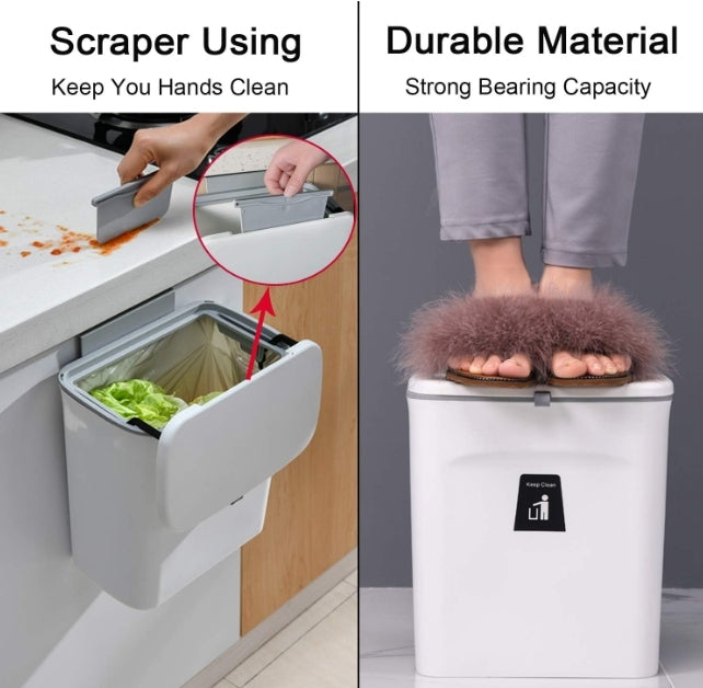 Built-in scraper and durable material