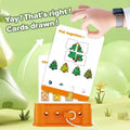 Correct answer card slides out of the orange level 1 base